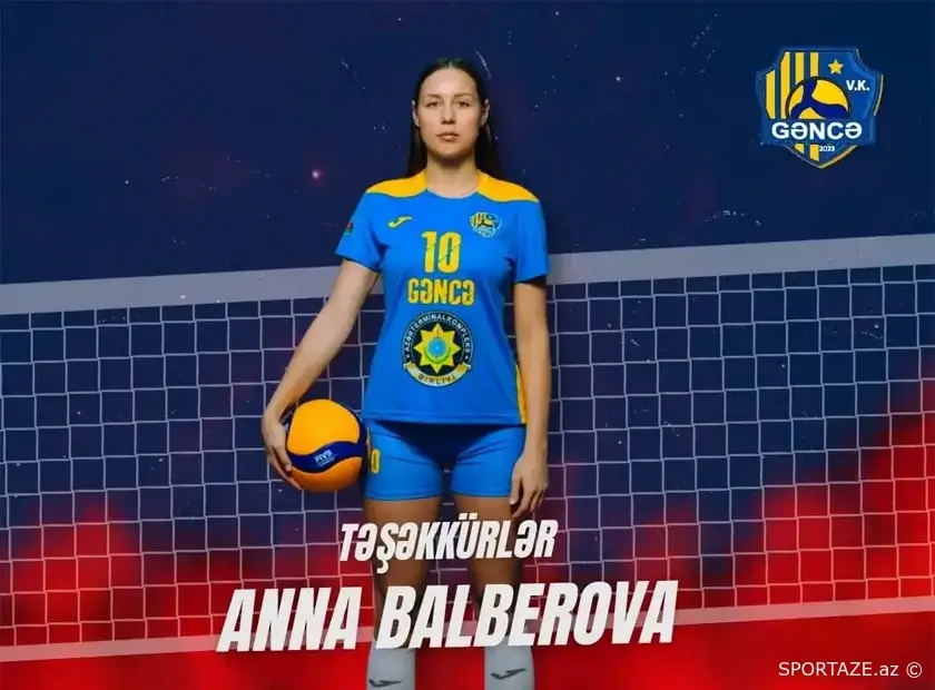 "Gəncə" klubu rusiyalı voleybolçu ilə yollarını ayırıb