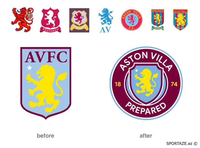 “Aston Villa”: son bir ildə üçüncü emblem
