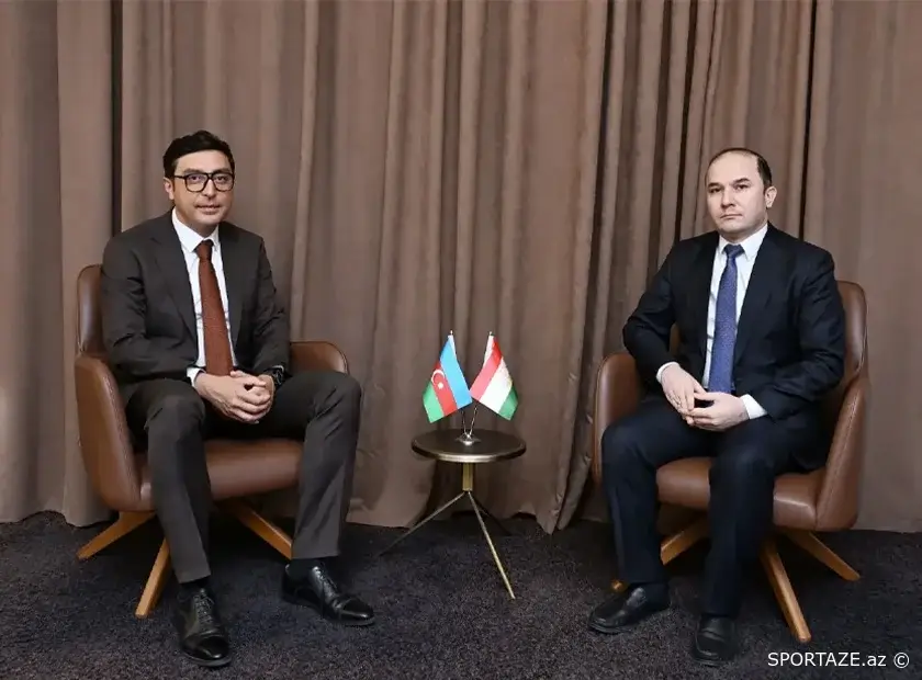 Nazir Fərid Qayıbov Tacikistanın ölkəmizdəki səfiri İlhom Abdurahmon ilə görüşüb