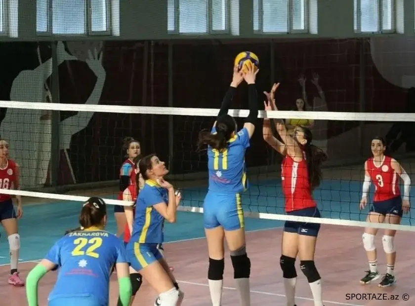 Qadın voleybolçular arasında Azərbaycan çempionatında IX turun oyun proqramı müəyyənləşib