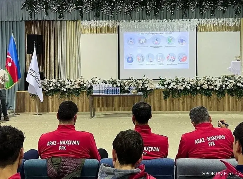 AMADA “Araz-Naxçıvan” klubu üçün antidopinq maarifləndirmə seminarı keçirib