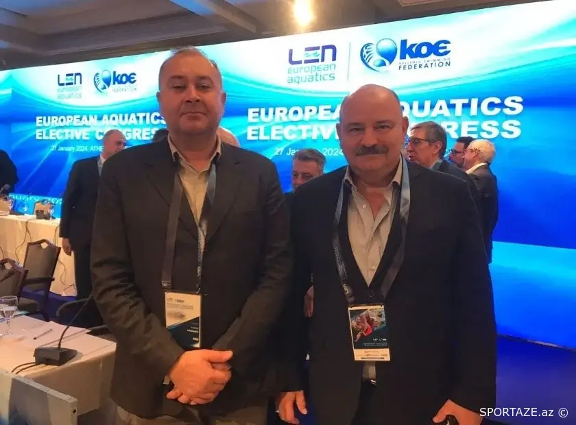 Azərbaycan Üzgüçülük Federasiyasının rəsmiləri LEN-in tədbirinə qatılıblar