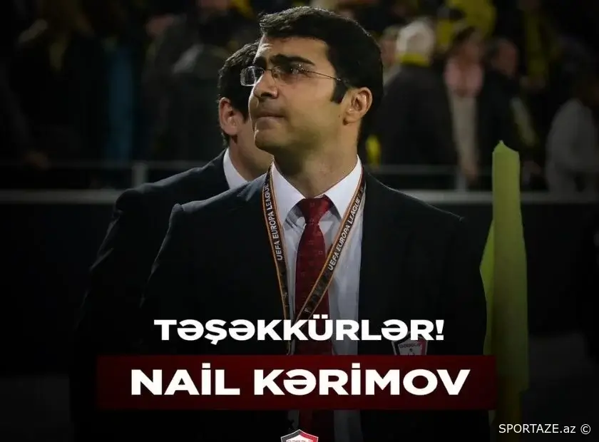 "Qəbələ" İdman Klubu baş meneceri ilə yollarını ayırıb