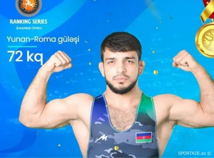 “Zaqreb Open”: Azərbaycanın yunan-Roma güləşçisi qızıl medal qazanıb