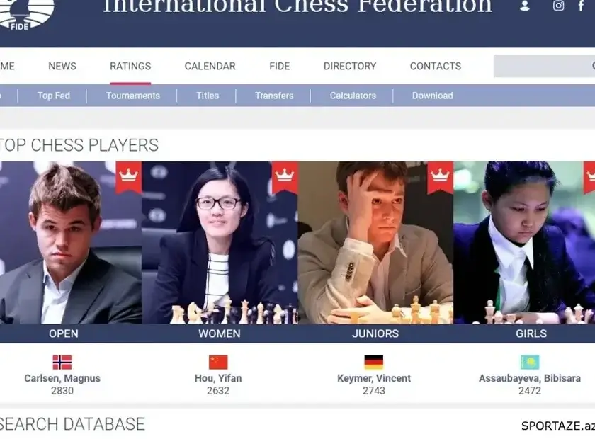 FIDE 2024-cü ilin yanvar ayı üçün reytinq cədvəlini açıqlayıb