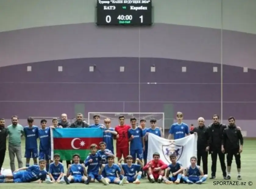 "Qarabağ"ın U-14 komandası Minskdə keçirilən turnirdə çempion olub