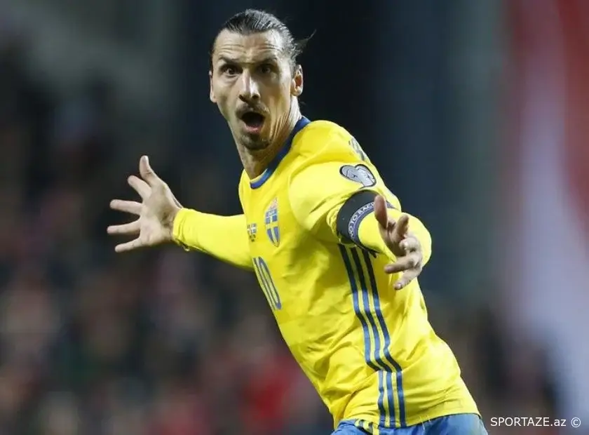 Zlatan İbrahimoviç İsveç millisinin heyətində vida matçı keçirəcək