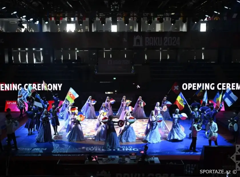 Bakıda güləş üzrə U-23 Avropa çempionatının açılış mərasimi keçirilib