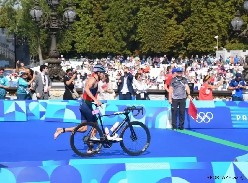 Azərbaycan triatlonçusu Rostislav Pevtsov Paris-2024 Yay Olimpiya Oyunlarında 43-cü olub