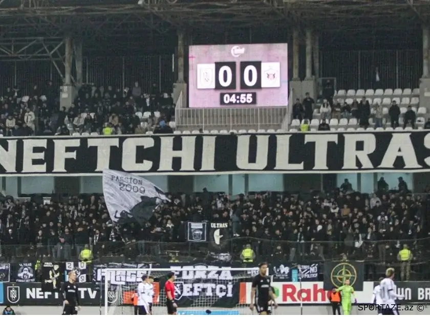 "Neftçi" - "Qarabağ" oyununda mövsümün azarkeş rekordu qeydə alınıb